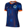 Camisolas Holanda Mulher 2º Equipamento Alternativa Euro 2024 Manga Curta
